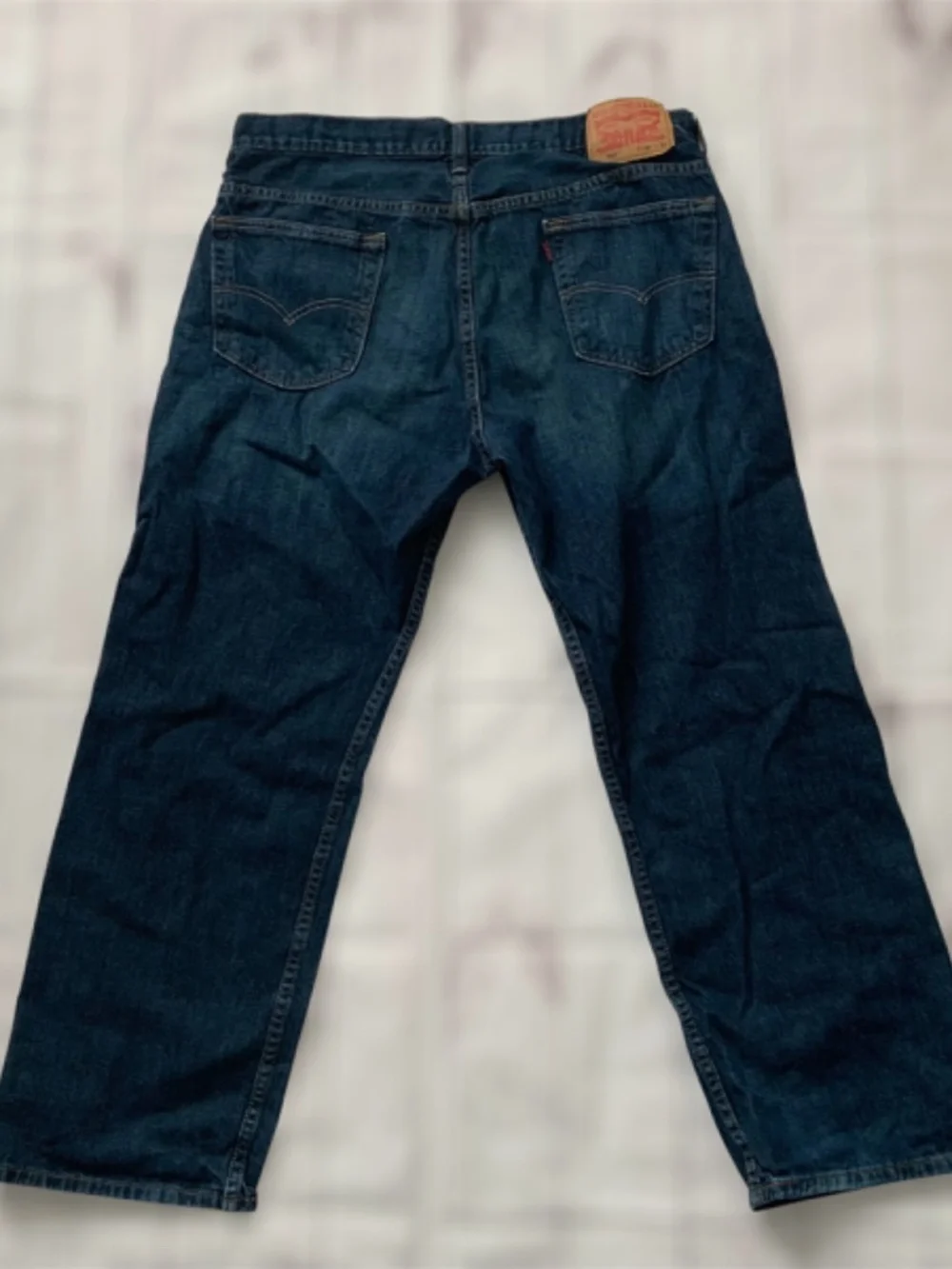 Levi's 569 relaxed Straight Jeans Men's 36x30 Dark Wash Blue 100% Cotton Denim